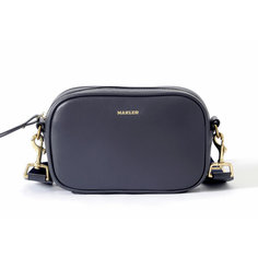 Сумка кросс-боди MAKLER, фактура гладкая, синий