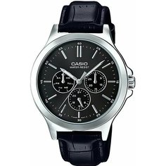 Наручные часы CASIO, серебряный, черный
