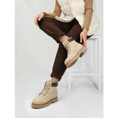 Ботинки Destra Зимние, размер 39, бежевый