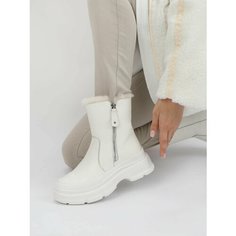 Полусапоги Destra Зима, полнота 6 (RU)/ на среднюю стопу, размер 40, белый