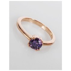 Кольцо Lotus Jewelry, аметист, размер 17, фиолетовый