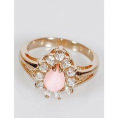 Кольцо Lotus Jewelry, коралл, размер 20, розовый