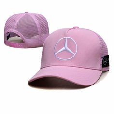 Бейсболка Mercedes-Benz Бейсболка Мерседес Кепка Mersedes для мужчин и женщин, размер 55-60, pink