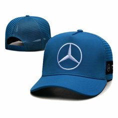 Бейсболка Mercedes-Benz Бейсболка Мерседес Кепка Mersedes для мужчин и женщин, размер 55-60, blue
