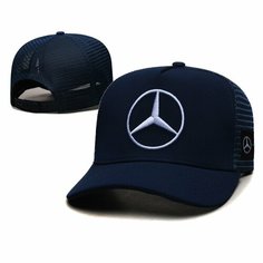 Бейсболка Mercedes-Benz Бейсболка Мерседес Кепка Mersedes для мужчин и женщин, размер 55-60, dark blue