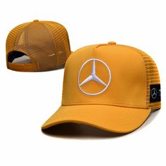 Бейсболка Mercedes-Benz Бейсболка Мерседес Кепка Mersedes для мужчин и женщин, размер 55-60, yellow