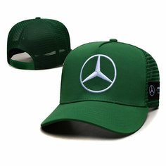 Бейсболка Mercedes-Benz Бейсболка Мерседес Кепка Mersedes для мужчин и женщин, размер 55-60, green
