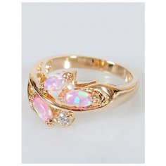 Кольцо Lotus Jewelry, опал, размер 16, мультиколор