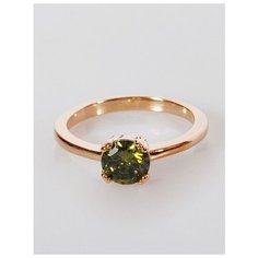 Кольцо Lotus Jewelry, перидот, размер 17, желтый