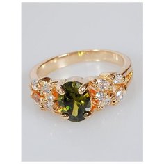 Кольцо Lotus Jewelry, перидот, размер 16, желтый