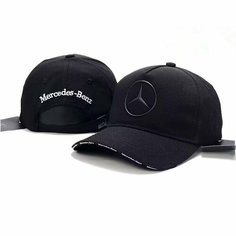 Бейсболка Mercedes-Benz Бейсболка Мерседес Кепка Mersedes для мужчин и женщин, размер 55-60, black/red
