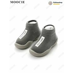 Пинетки MOOCIE, размер Длина стопы 14.5 см, gray