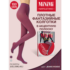 Колготки MiNiMi Napoletano, 100 den, размер 3, jeans/rosso