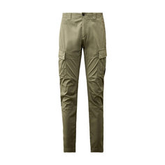 Брюки карго C.P. COMPANY Stretch Sateen Lens Cargo, размер 50, зеленый