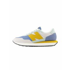 Кроссовки New Balance NEW BALANCE 237, размер 6, белый/голубой/желтый