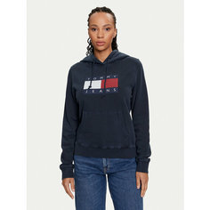 Худи Tommy Jeans, размер L, , темно-синий