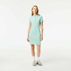 Платье LACOSTE Slim fit, размер T38, бирюзовый