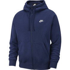 Толстовка спортивная NIKE Club, размер S, , синий