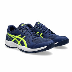Кроссовки ASICS UPCOURT 6, размер 7, синий/зеленый/белый