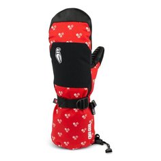 Варежки CRAB GRAB Cinch Womens Mitt для женщин, размер M, красный, черный