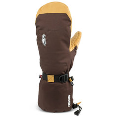 Варежки CRAB GRAB для взрослых и детей, размер XS, brown