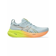 Кроссовки ASICS GEL-NIMBUS 26 PARIS, полнота F (EU)/ на среднюю стопу, размер 9,5 US, серый/желтый