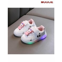 Кроссовки MOOCIE Светодиодная детская спортивная обувь с подсветкой, размер INT 22