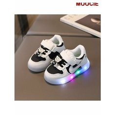 Кроссовки MOOCIE Светодиодная детская спортивная обувь с подсветкой, размер INT 28