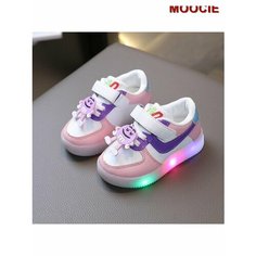 Кроссовки MOOCIE Светодиодная детская спортивная обувь с подсветкой, размер INT 27