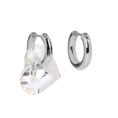 Серьги-трансформеры Hola Jewelry, размер 21 мм, серебристый