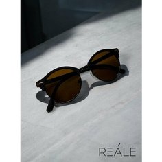 Солнцезащитные очки REALE, коричневый
