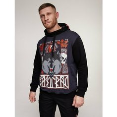 Худи Варгградъ, размер M, , серый, черный