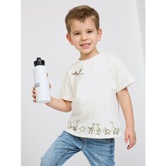 Футболка MODELKEY, размер 104-110, белый