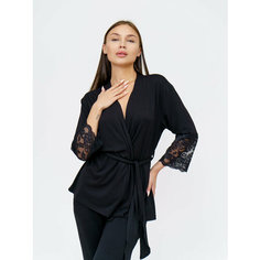 Пижама BUY-TEX.RU женская с брюками, размер 58, черный