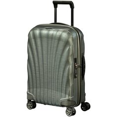Чемодан Samsonite, 42 л, размер S, зеленый металлик