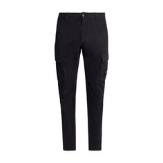 Брюки карго C.P. COMPANY Stretch Sateen Cargo, размер 50, черный