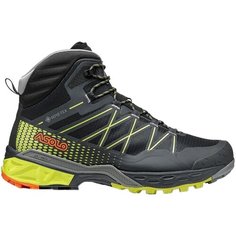 Ботинки хайкеры ASOLO Tahoe Mid GTX MM, размер 8.5UK, black/safety yellow