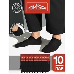 Носки Omsa, комплект, 10 пар, размер 36-38 (23-25), nero