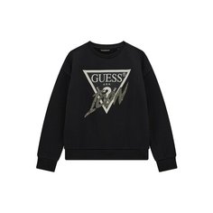 Свитшот GUESS, размер 8, черный