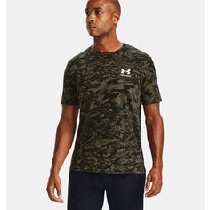 Футболка спортивная Under Armour, размер M, зеленый
