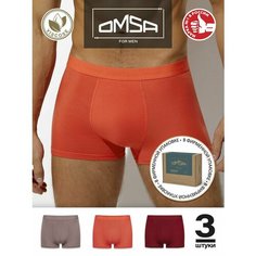 Трусы Omsa, размер 44(S), коралловый, бордовый, коричневый