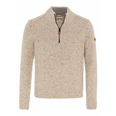 Свитер Camel Active Knitted Troyer, размер XL, , коричневый