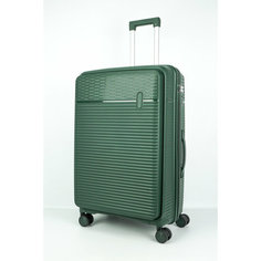 Чемодан Sweetbags, 106 л, размер L, темно-зеленый