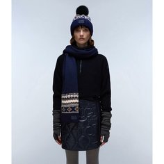 Шарф NAPAPIJRI для женщин, one size, темно-синий