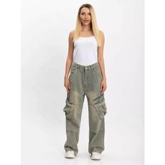 Джинсы карго RM shopping, размер M, болотный