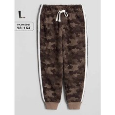 Брюки спортивные LARETTO, размер 164, бежевый