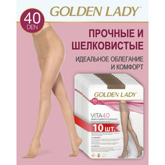 Колготки Golden Lady Vita, 40 den, 10 шт., размер 4, melon