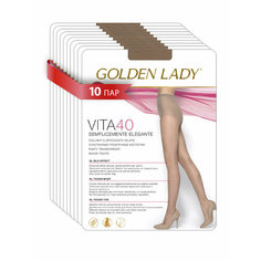 Колготки Golden Lady Vita, 40 den, 3 шт., размер 5, playa