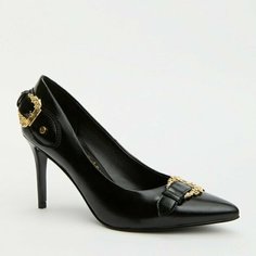 Туфли Versace Jeans Couture, размер 35, черный