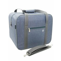 Сумка дорожная PobedaBags, 26 л, 30х27х36 см, ручная кладь, серый